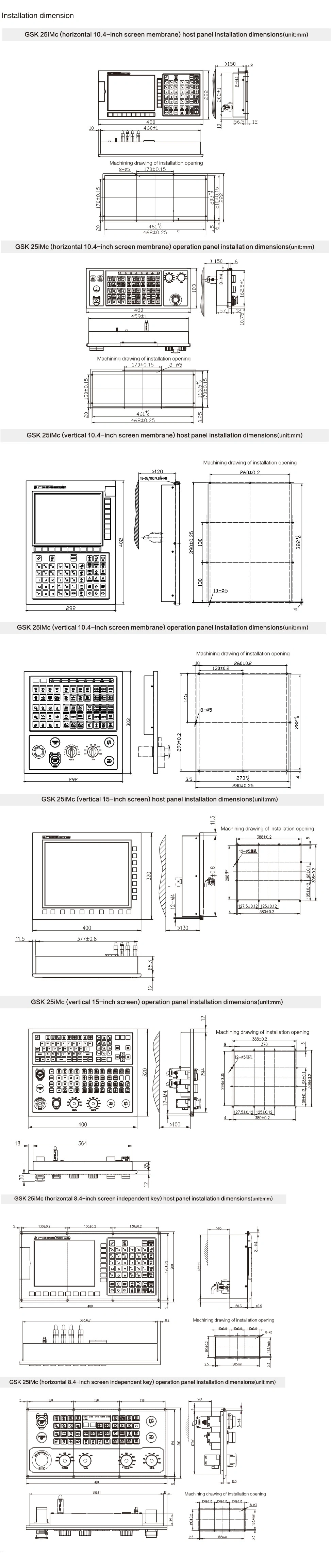 GSK 25iMC Series 5-Aixs Linkage CNC System, CNC Controller for machining center