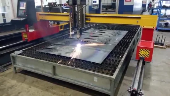 Máquina de corte por plasma de haz CNC personalizada para trabajo pesado a precio de fábrica al por mayor