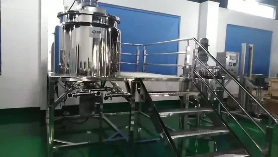 Precio de la planta Fabricación de jabón líquido para ropa Homogeneizador SUS Máquina mezcladora de productos químicos Mezclador de fabricación de detergente Equipo de tanque de mezcla Dispersión de alta velocidad