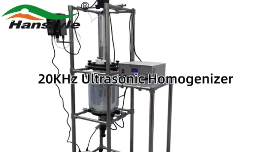 Máquina de dispersión de mezcla de homogeneizador ultrasónico de 20 kHz con alta tasa de extracción en poco tiempo